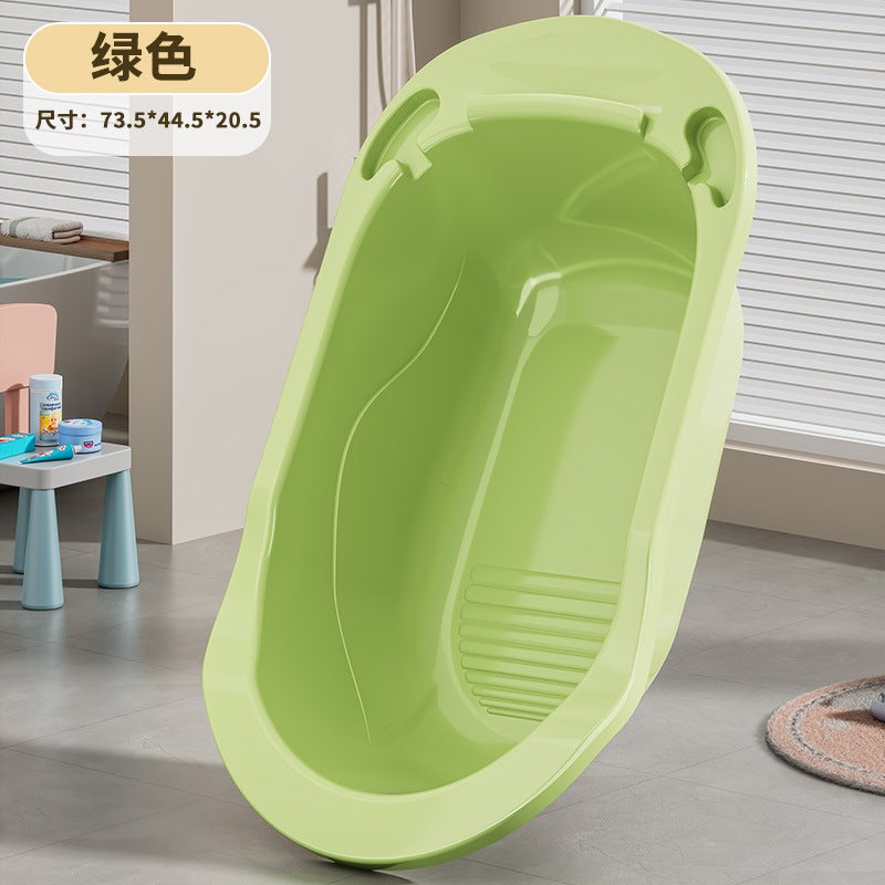 Household Large-Capacity Baby Bathtub Newborn Bathtub Can Lie Down And Sit Children'S Bathtub Bathtub Children'S Supplies - Image 1